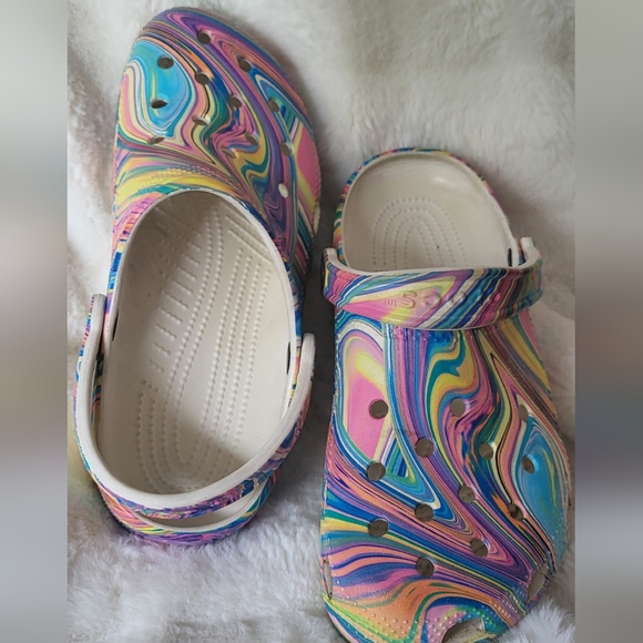 Vibrant Swirl Crocs - Picture 1 of 5